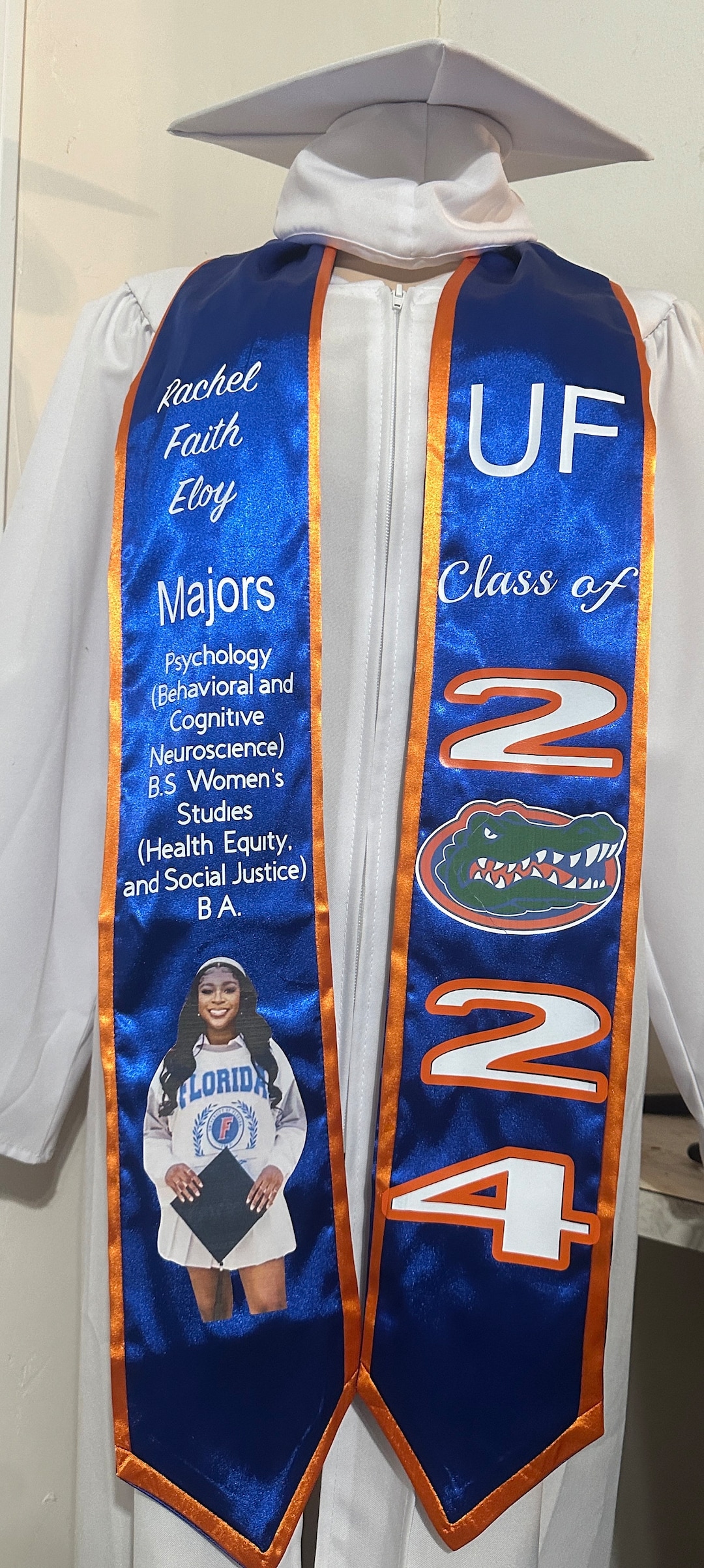 Custom Graduation Stole, Graduation Sash, Customize Stole - Etsy