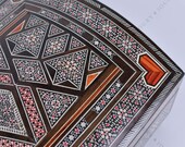 Large Gift box for her, Wooden box, handcrafted wooden, mosaic, marquetry, handmade, jewellery box, Christmas gift