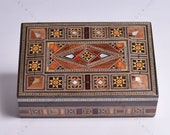 Christmas chocolate box, Gift box for her, Wooden box, Handmade, Inlaid with pearl, decorated with pearl, gift