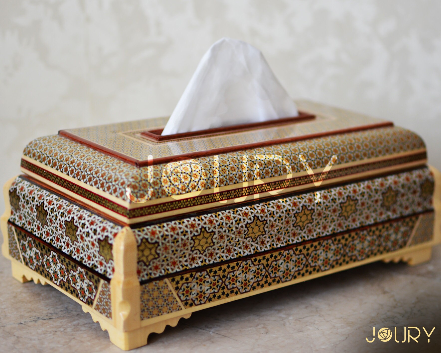 Wooden Tissue Box Mosaic Tissue Box Inlay With Copper Kleenex Box Bathroom Decor Tissue Box Tissue Box Cover Marquetry