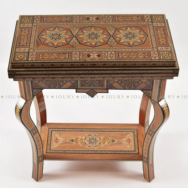 HQ games table, Chess Table/ backgammon table/ poker table/ cards table/ Mosaic/ Marquetry/ inlay with Mother Of Pearl