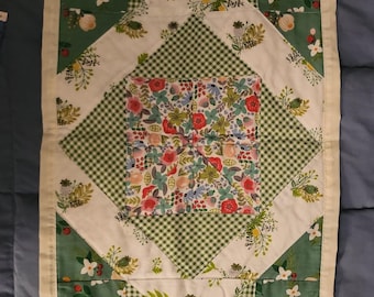 Handmade Quilted Table Runner 12&quot; X 37&quot; (approximately)