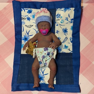 Ready To Ship#003 Dawn - Miniature Full Body Silicone baby Girl reborn Mini doll Mini 7&quot; Baby