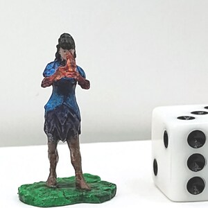 Human Wizard Miniature: D&D Tabletop RPG Figure