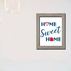 Home Sweet Home Word Art Print | Etsy