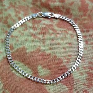 Sterling Silver Curb Link Bracelet