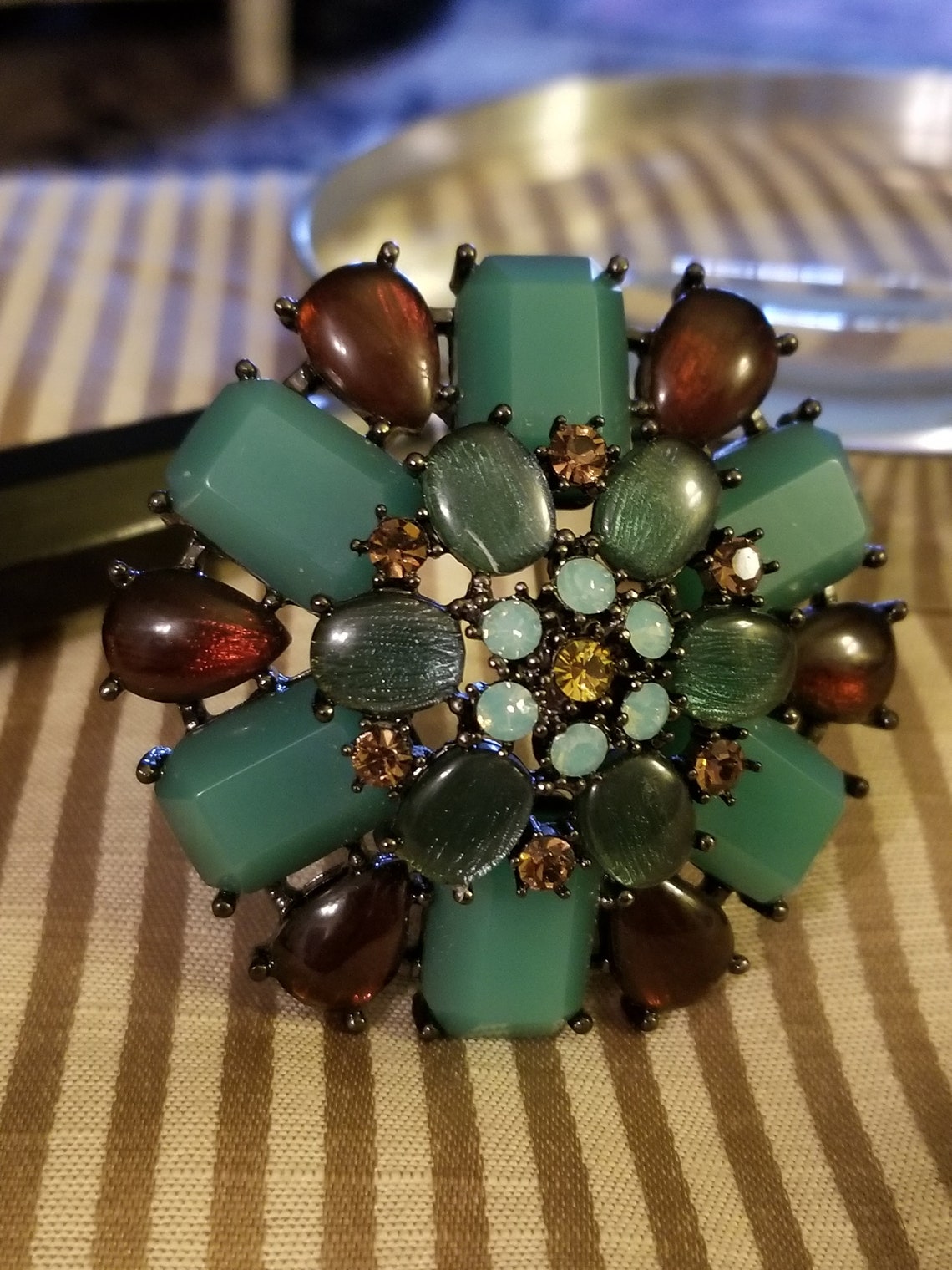 Joan Rivers Beautiful Large Brooch | Etsy