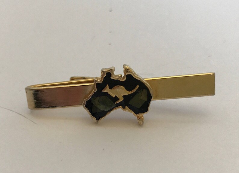 Australian tie clip kangaroo tie clip
