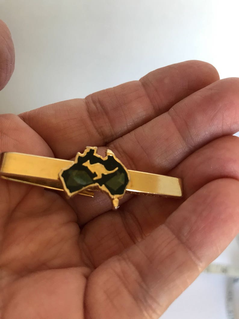 Australian tie clip kangaroo tie clip