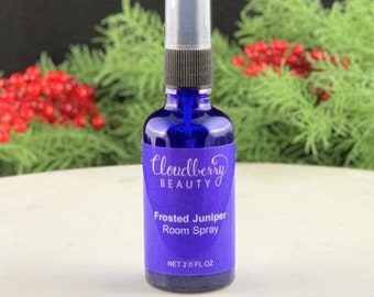 FROSTED JUNIPER Home Fragrance - All Natural Air Freshener w/ Berries, Woody Pine, Citrus, Fir - Try My Bottle of Winter & Autumn Delights!