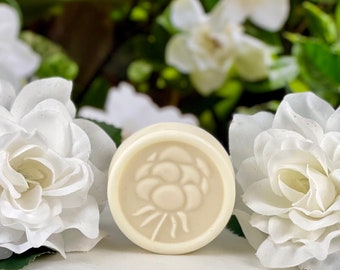 GARDENIA Scented LOTION BAR - All Natural Healing Blend of Butters, Oils, Herbs - For a Delicate, Feminine, Romantic Gift - Get This Bliss!