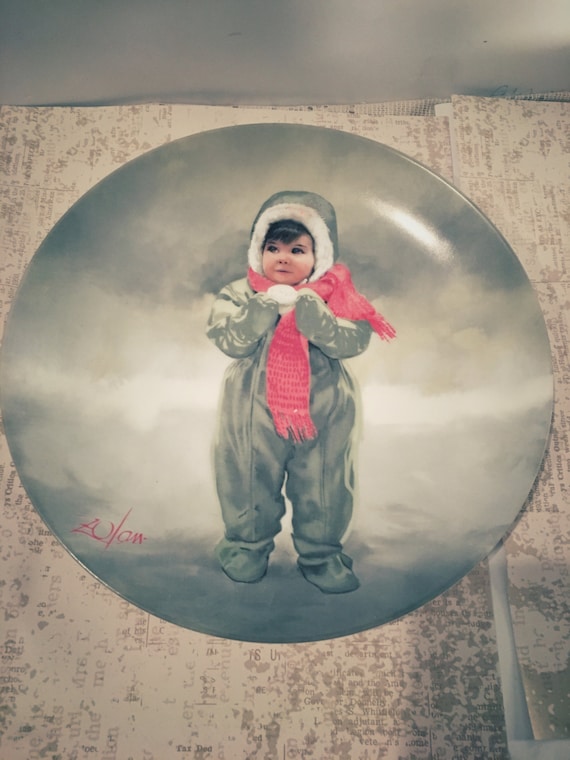 Donald Zolan Wonder of Childhood Collection Plates