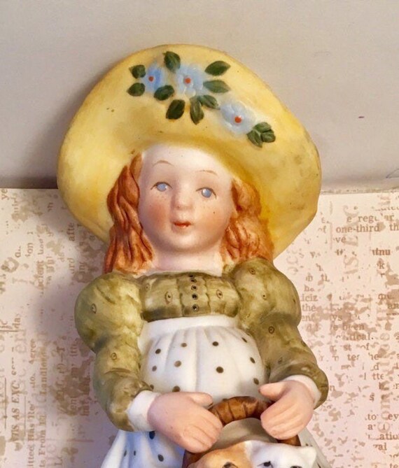Vintage Holly Hobby Figurine Basket Full Of Wishes And A Heart Etsy