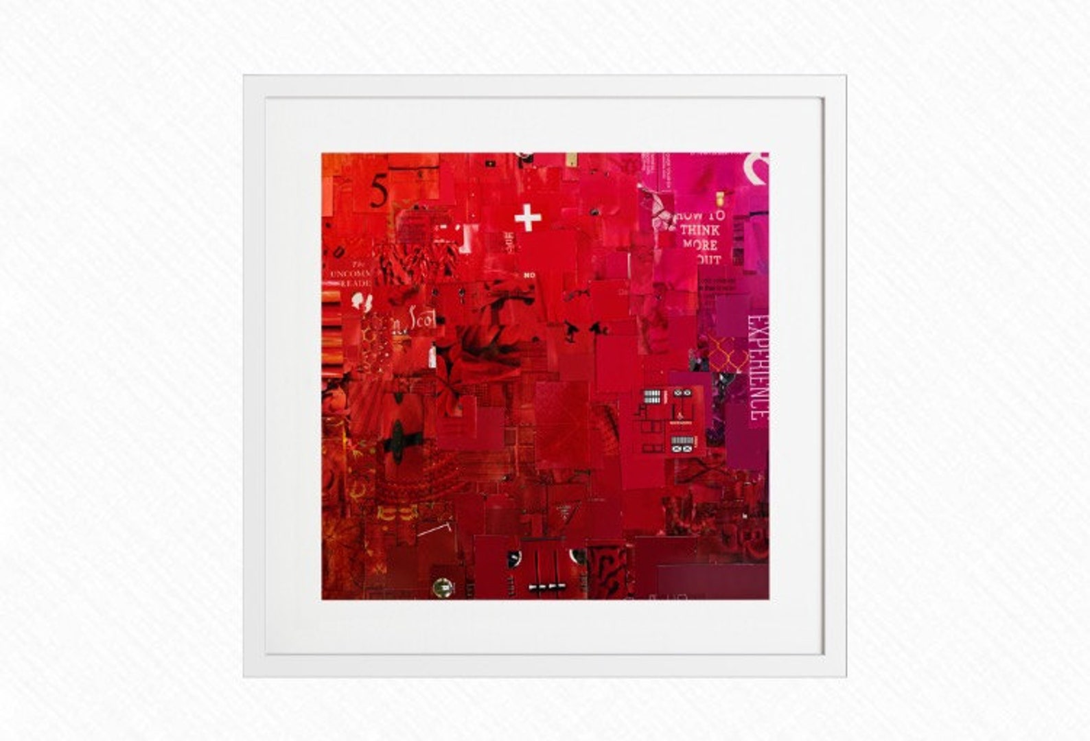 Time as Color | Red | Instant Download | 18 X 18 - Etsy
