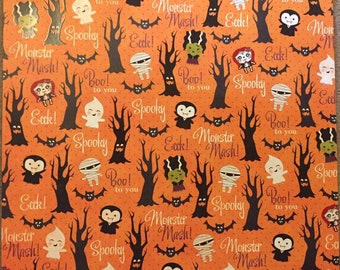 12x12 Halloween paper pack