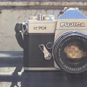 Fujica ST701 with Fujinon 55mm f/1.8 M42 Mount Lens image 1