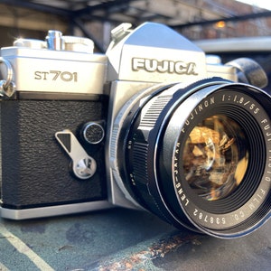 Fujica ST701 with Fujinon 55mm f/1.8 M42 Mount Lens image 3