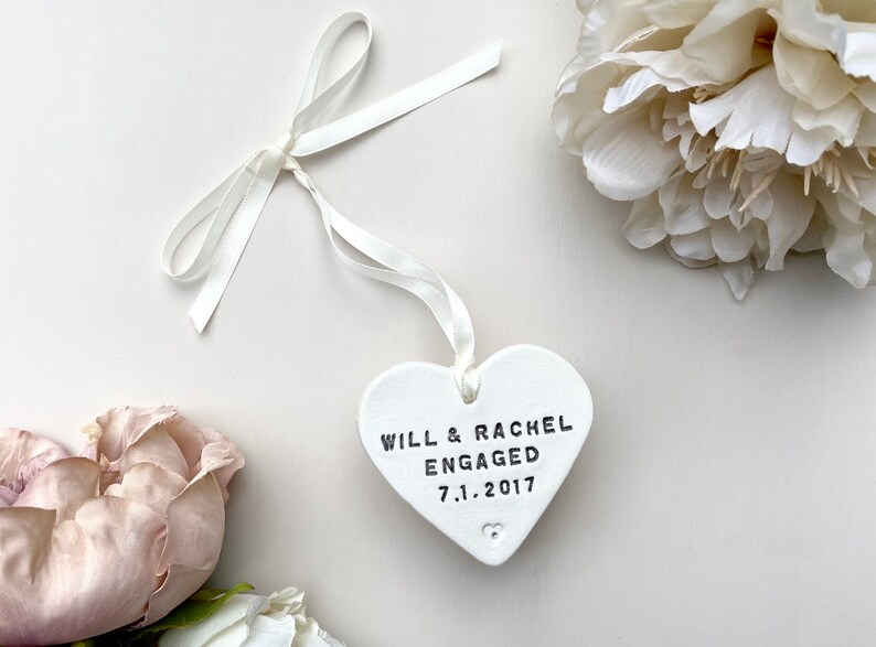 Gepersonaliseerde betrokkenheid cadeau hart image 0