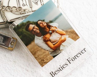 Photo Keychain - Personalized Valentine's Day Gift - Gift For Her - Gift For Him