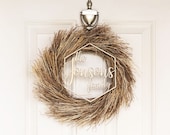 Last Name Sign - Family Wood Sign - Door Hanger - Fall Door Decor - Family Wood Sign - Christmas Decor