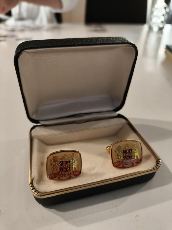 Vintage Cufflinks New South Wales Emblem Diplomatic Edition