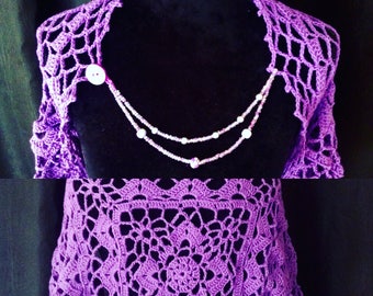 Bolero / shrug - purple