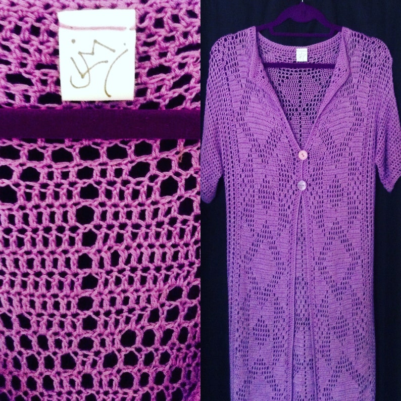 lilac Short-sleeved summer cardi