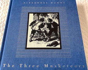 1999/ Everyman’s Library Children’s Classic/ Attached Ribbon Bookmark/ The Three Musketeers/ Alexander Dumas/ 712 page Hardcover