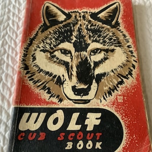 1948/CUB SCOUT Handbook/Secret Codes-Knots-Salute-Aircraft/Boy Scouts of America/Wolf Cub Scout Book/155 page Softcover Handbook