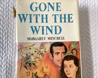 1964/ BEST KNOWN Novel/ Scarlett Ohara/ Rhett Butler/ Margaret MItchell  won Pulitzer Prize for Fiction in 1936/ 733 pg Hardcover