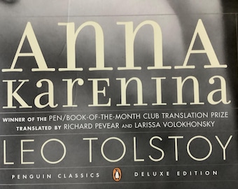 2002/Clásico atemporal/Anna Karenina/León Tolstói/837 páginas, tapa blanda/Lista de personajes principales - Notas/Excelente idea para regalo