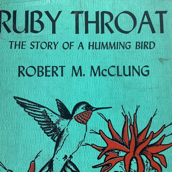 1950/ LEARN ALOT-in a Story Like Manner/ One of the Most Fascinating birds/ Robert M McClung/ Ruby Throat The Story of a Humming Bird