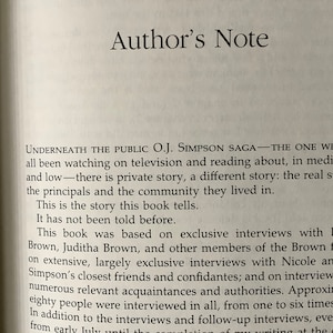 1995/ First Edition/ Intimate Untold Story of Nicole and O J Simpson