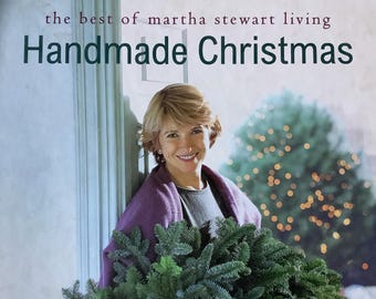 1995/CREATE Your OWN/Gifts-Ornaments-Wrapping/ The Best of Martha Stewart Living Handmade Christmas/143 pg Hardcover/ Martha Stewart
