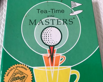 1996/ AUGUSTA GA/ Junior League Cookbook/ Tea-Time At The Masters/ 294 page Hardcover Spiral/ Classic Recipes