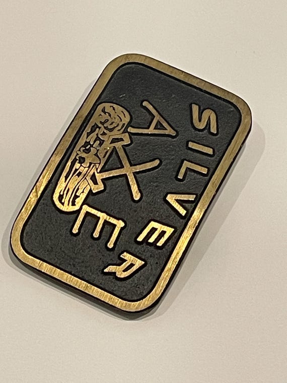 SILVER AXE BOYSCOUT Dynabuckle Solid Brass Belt B… - image 3