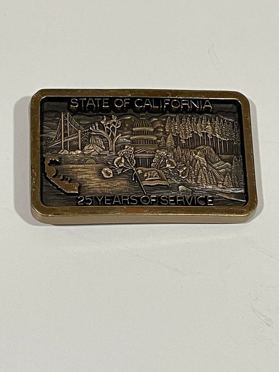 STATE of CALIFORNIA 25 Years of Service Jostens Br