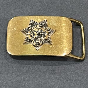 ⭐︎BARON BUCKLEバックル⭐︎ Baron Buckle Datsun ZX Enamel & Solid Brass Belt Buckle 1983