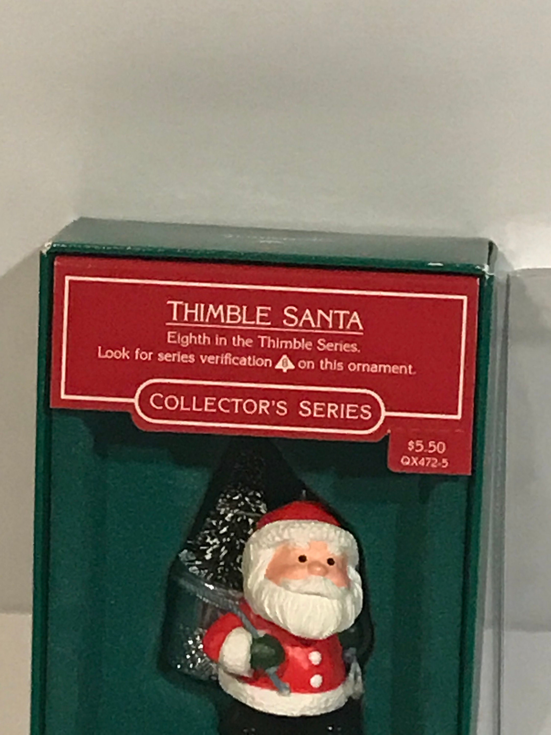 SALE Hallmark Thimble Santa Collector Series Ornament Etsy Hong Kong