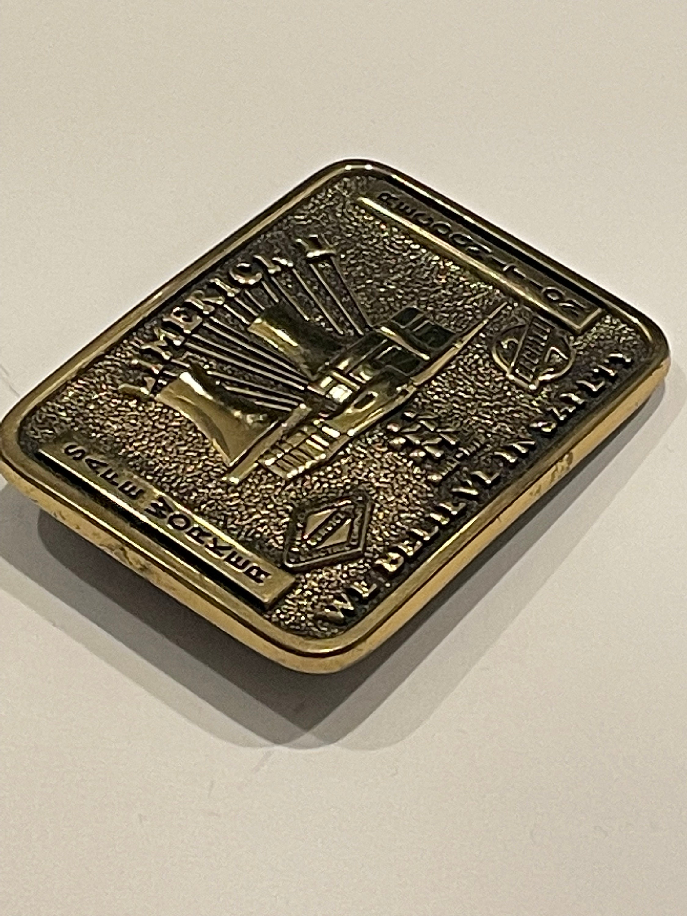 BECHTEL LIMERICK II, We Believe in Safety Solid Brass Belt Buckle BTS 1983 Bechtel Belt Buckle - Etsy main image 3