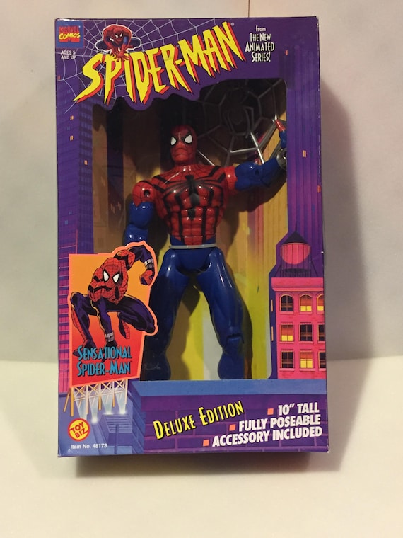 アメコミ 1990's MARVEL\"SPIDER-MAN\"10 TALL FIGURES Spider-Man 1997 Marvel Universe 10-inch Toy Biz Action