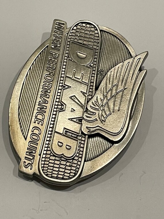 DECALB When Performance Counts Silver Tone Metal … - image 3