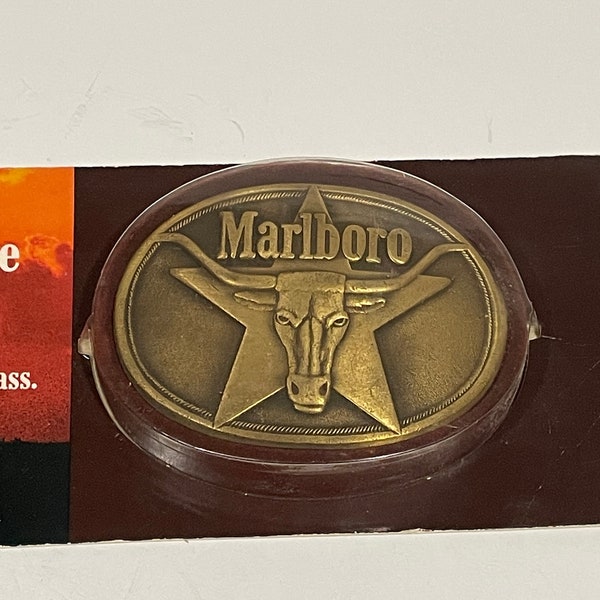 Marlboro Belt Buckle Etsy