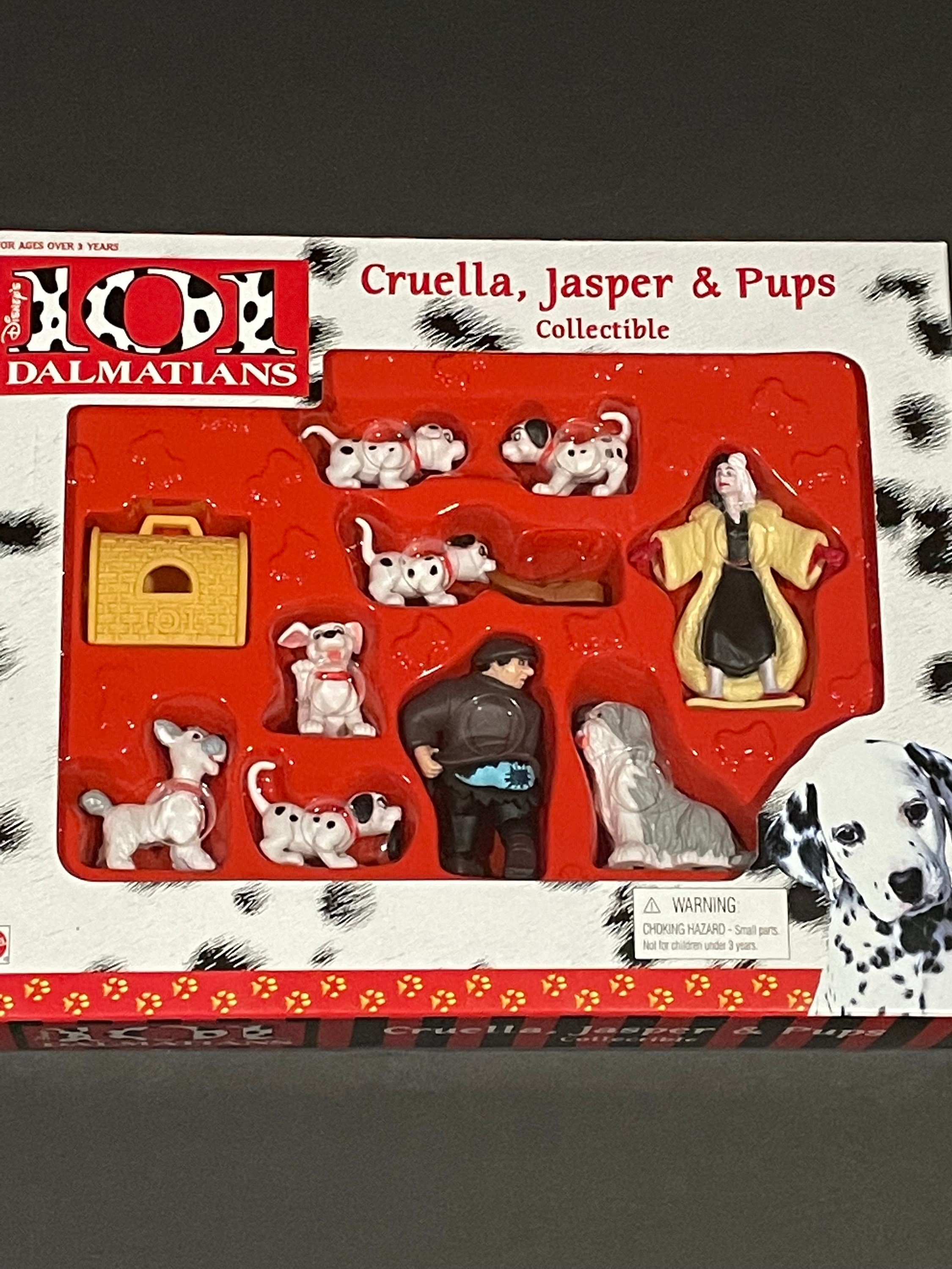 Disney 101 Dalmatians Cruella Jasper & Pups Collectible Disney 101 Dalmatians Cruella Jasper & Pups Collectible