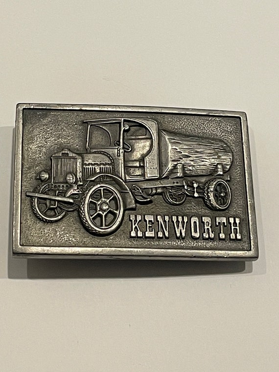 KENWORTH Great Moments in Tracking Metal Belt Buc… - image 1