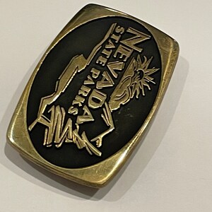 Nevada State Parks Anacortes Brass Works Solid Brass Belt Buckle 