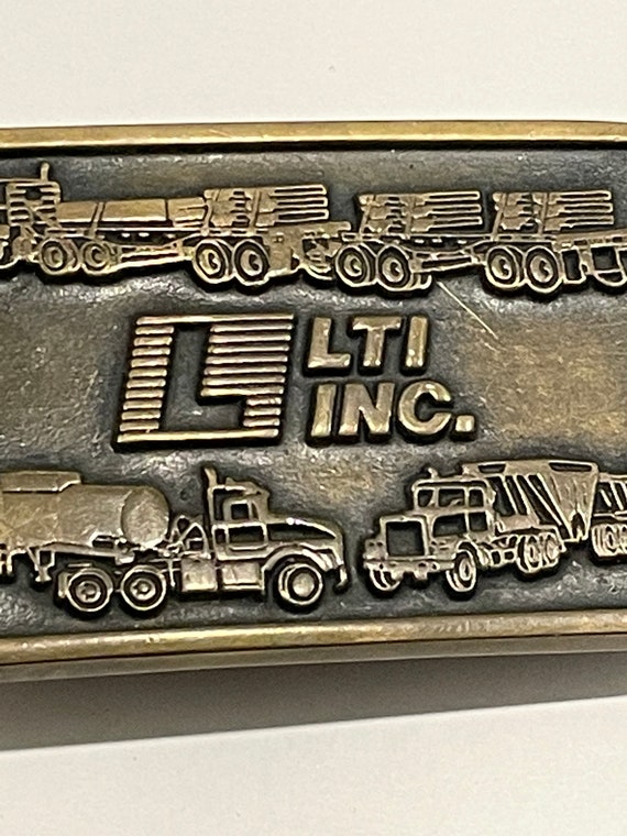 Anacortes LTI INC TRUCKING Company Truck Brass Wo… - image 2