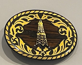 Oil Field HARMONY METAL COLORADO Solid Brass Belt Buckle  display picture 1