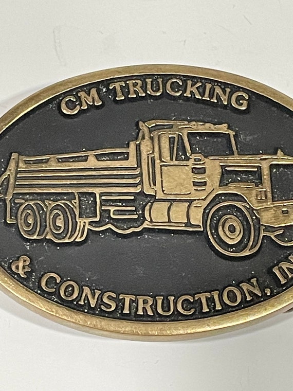 Anacortes CM Trucking & Construction Solid Brass … - image 2