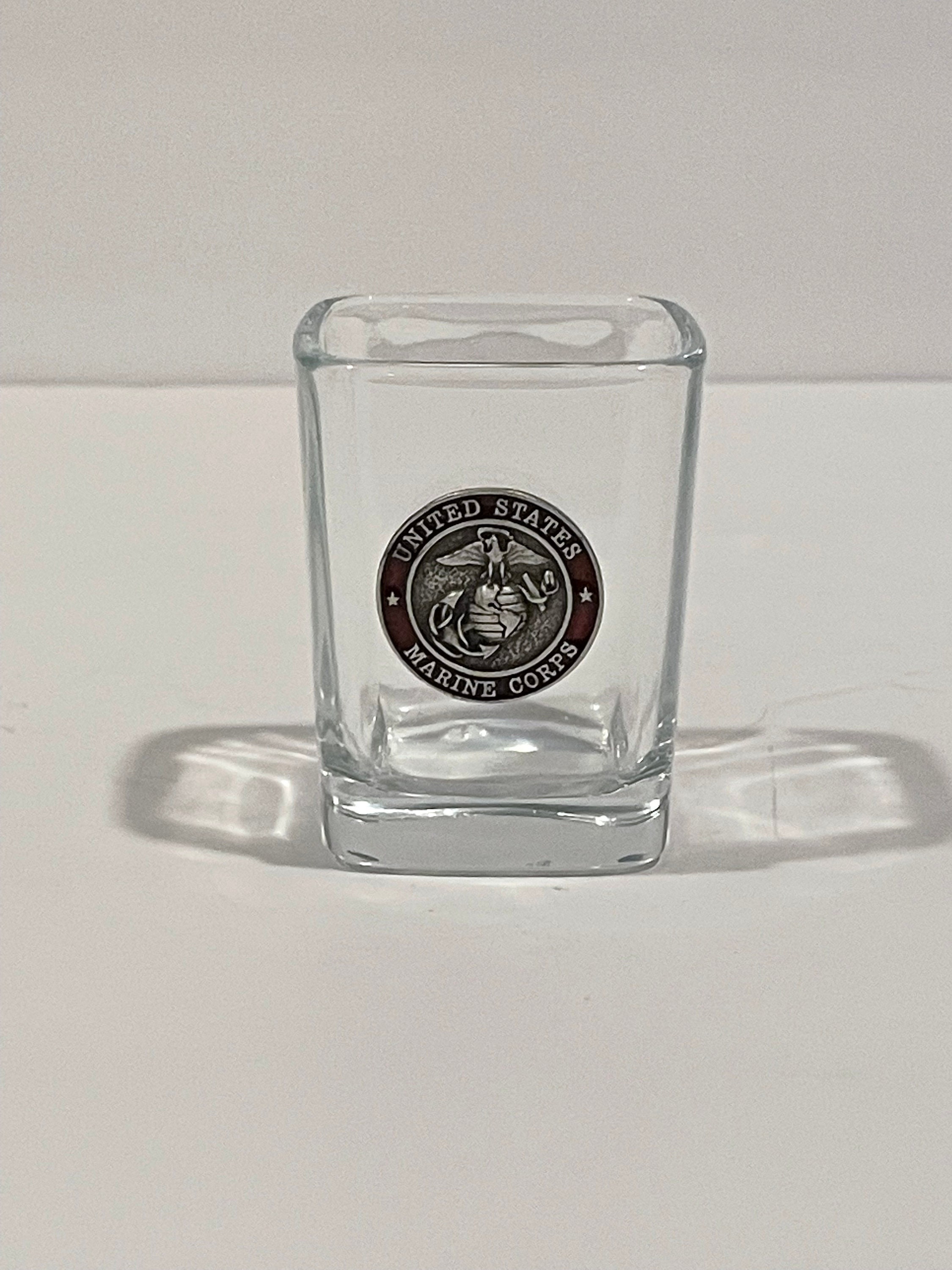 USMC United States Marine Corps Metal Enamel Shot Glass - Etsy